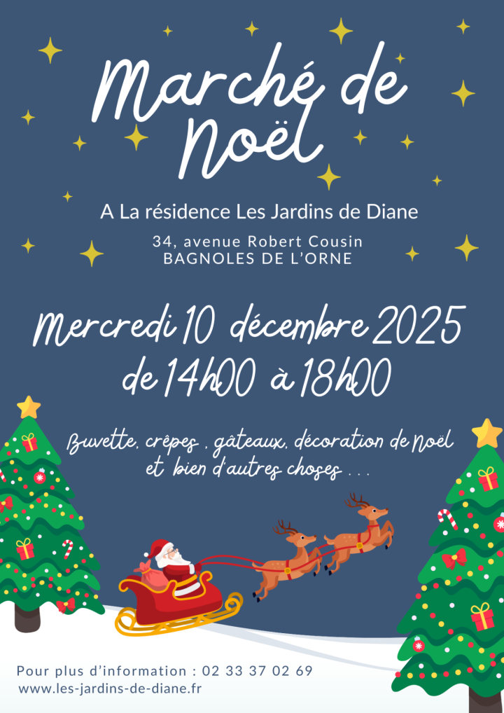 2025 Affiche marché de noel