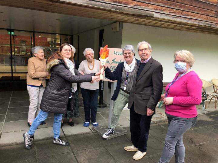 Le relai de la flamme Bagnoles-de-L'Orne