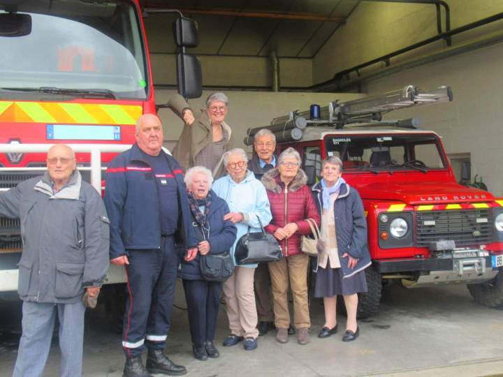Visite de la Caserne des pompiers Bagnoles-de-L'Orne