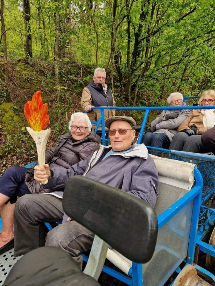 Le relai de la flamme Bagnoles-de-L'Orne